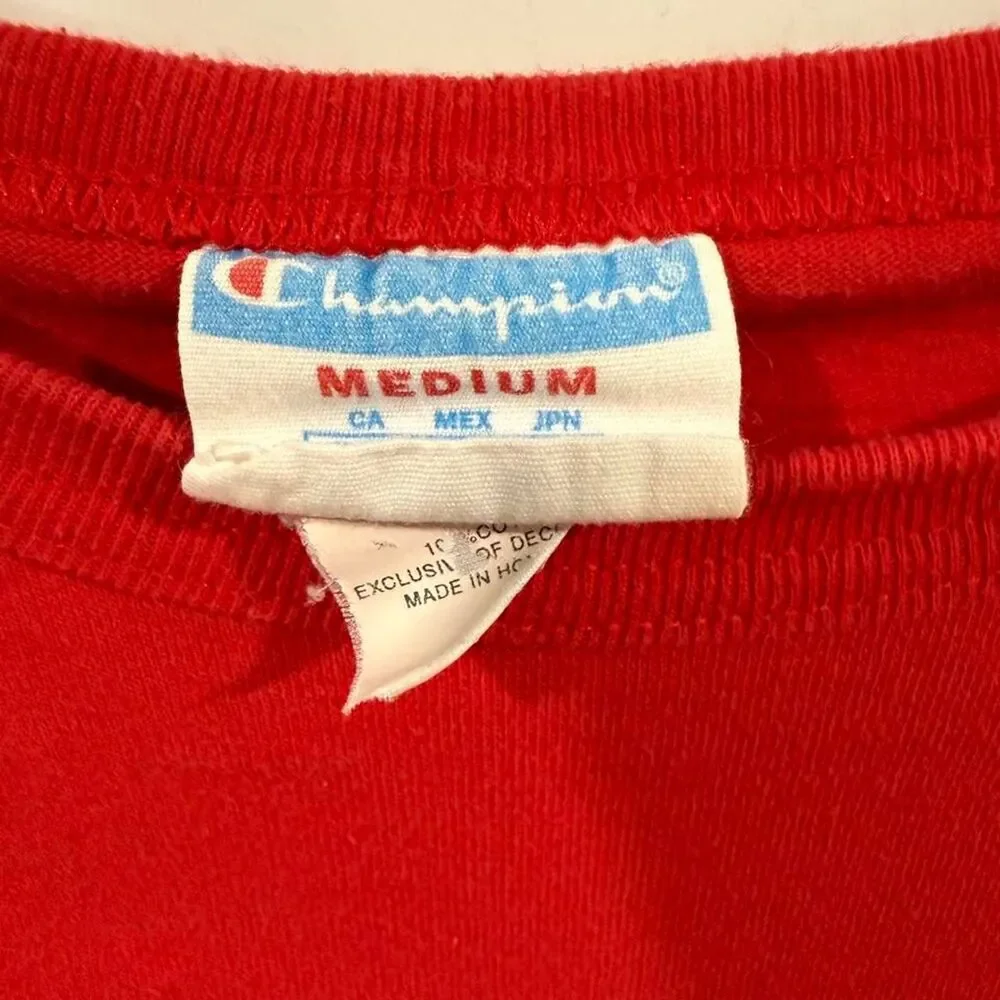 Champion Men's Red T-shirt - Picture 2 of 3